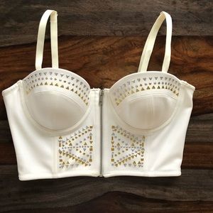 Forever 21 Bustier crop top